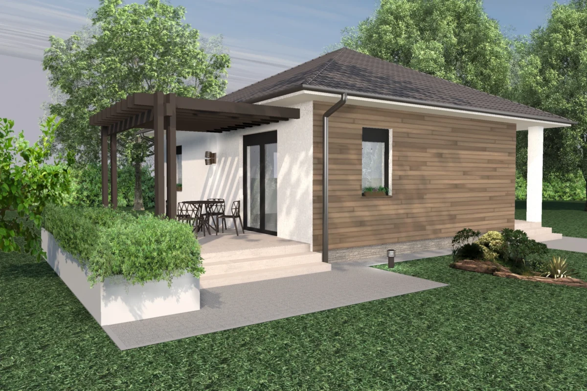 Új építésű családi ház - Nappali + 2 szoba - GSZ002 - Image 2