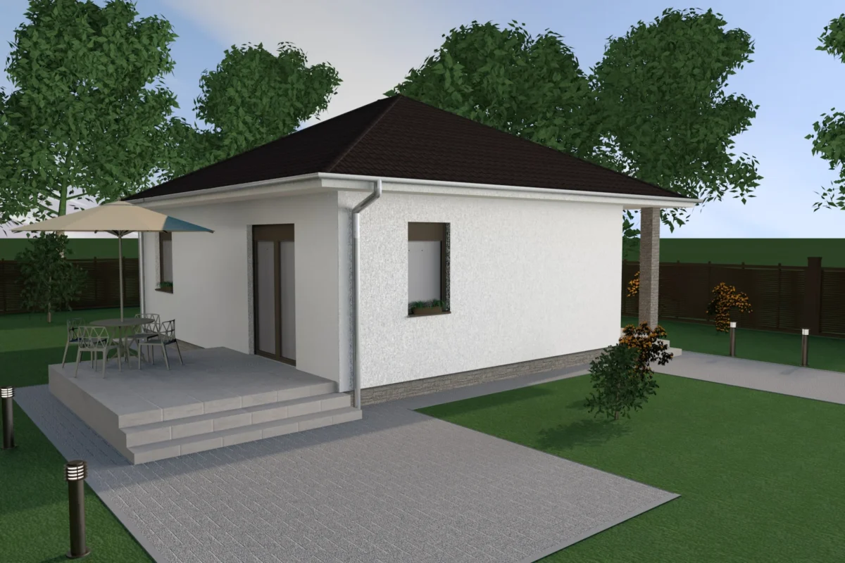 Új építésű családi ház - Nappali + 2 szoba - GSZ002 - Image 3