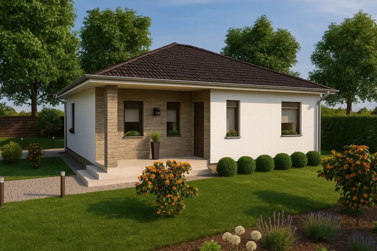 Új építésű családi ház - Nappali + 2 szoba - GSZ002 - Image 4