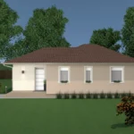 Gaia Szíve családi ház - Nappali & 3 szoba