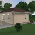 Gaia Szíve családi ház - Nappali & 3 szoba