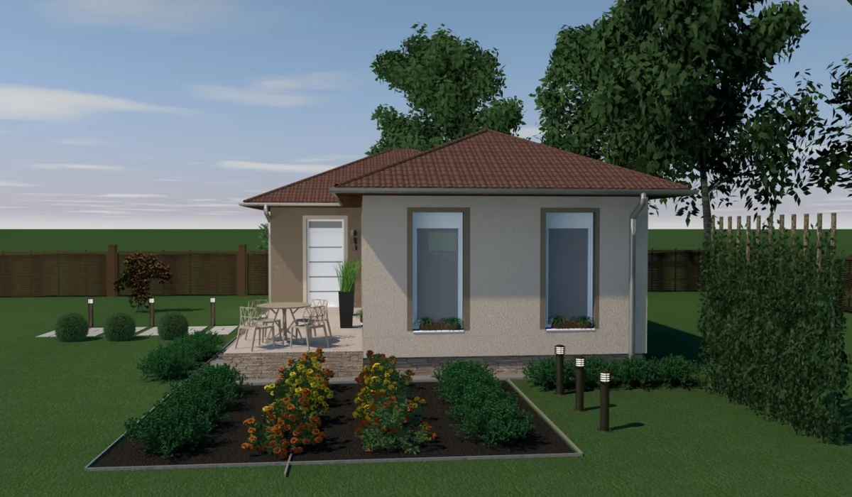 Új építésű családi ház - Nappali + 2 szoba - GSZ004 - Image 3