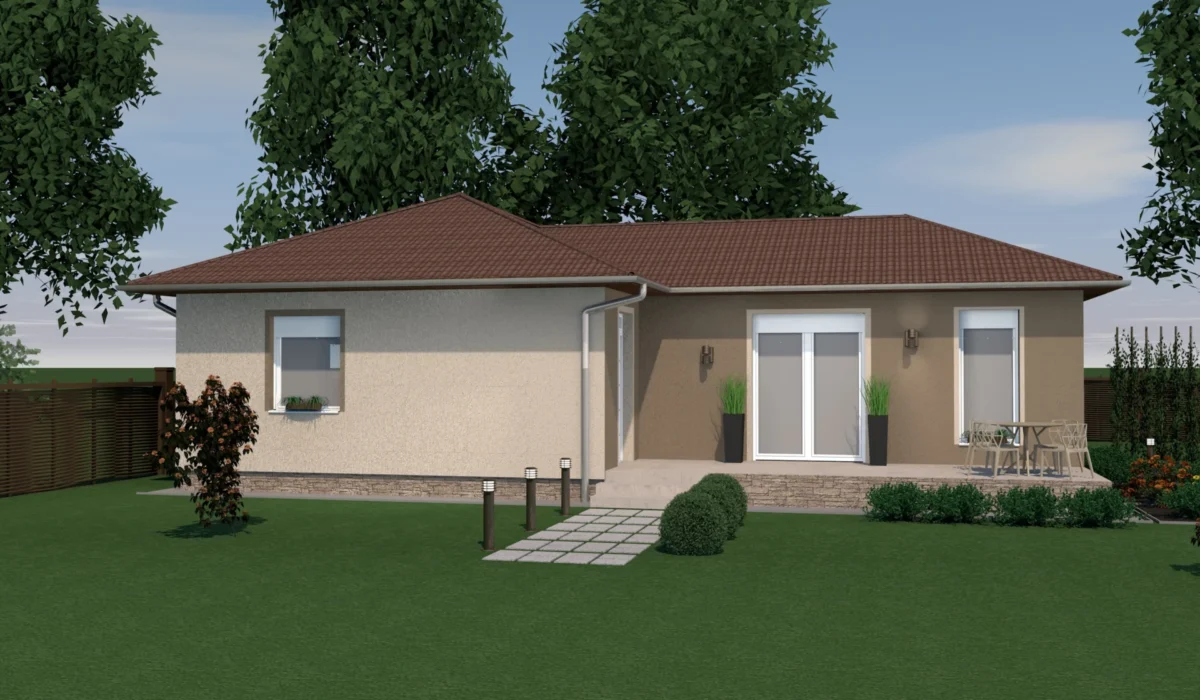 Új építésű családi ház - Nappali + 2 szoba - GSZ004 - Image 4