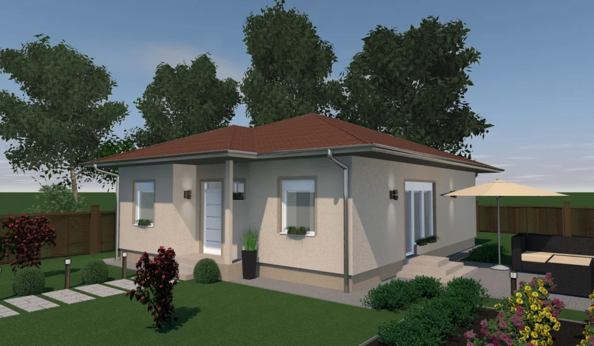 Új építésű családi ház - Nappali + 4 szoba - GSZ006 - Image 2