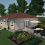 Gaia Szíve családi ház - Nappali & 4 szoba