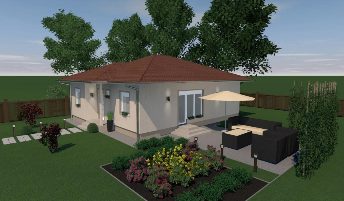 Új építésű családi ház - Nappali + 4 szoba - GSZ006 - Image 3