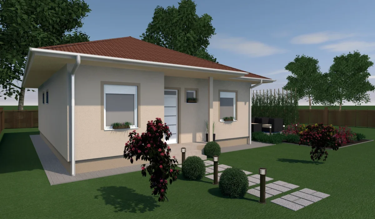 Új építésű családi ház - Nappali + 4 szoba - GSZ006 - Image 4