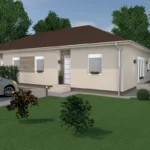 Gaia Szíve IKERHÁZ - Nappali & 3 szoba