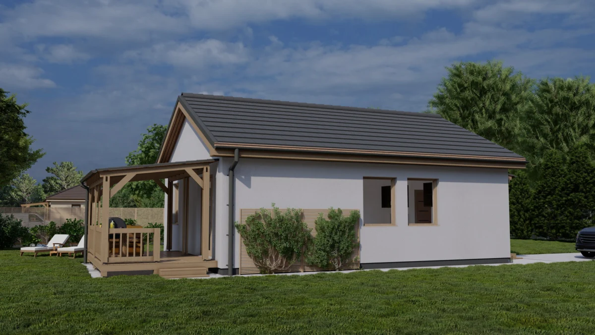 Új generációs moduláris családi ház - Nappali + 2 szoba - GSZ10 - Image 6