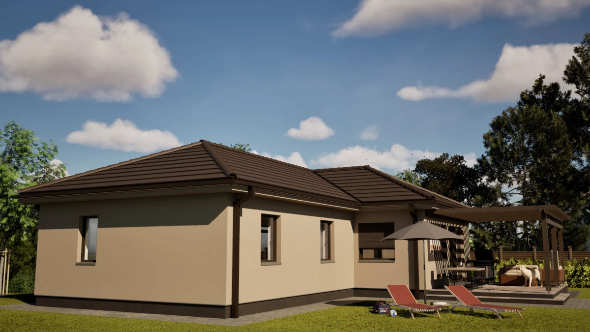 Új építésű.modern családi ház - Nappali + 4 szoba - GSZ011 - Image 3