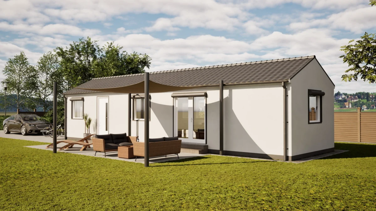 Új generációs moduláris ház - Nappali + 1 szoba - GSZ016 - Image 8