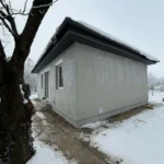 Kecskeméti ikerház részeként épülő 63 nm-es könnyűszerkezetes lakóház