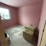 Kecskeméti ikerház részeként épülő 63 nm-es könnyűszerkezetes lakóház