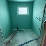 Kecskeméti ikerház részeként épülő 63 nm-es könnyűszerkezetes lakóház