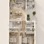 Gaia Szíve családi ház - Nappali & 2 szoba