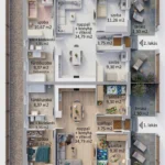 Gaia Szíve IKERHÁZ - Nappali & 3 szoba